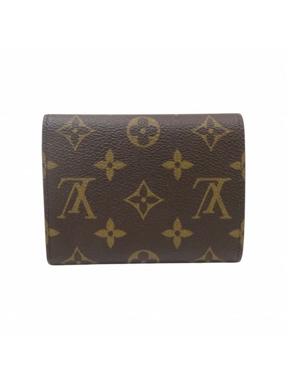 Louis Vuitton Portefeuille Victorine Monogram Trifold Wallet Canvas